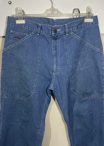 Vintage Stil Unisex Özel Tasarım Kot Pantolon Beden 52 - Görsel 2