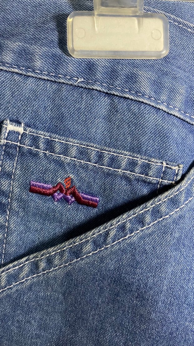 Vintage Stil Unisex Özel Tasarım Kot Pantolon Beden 52 - Görsel 4