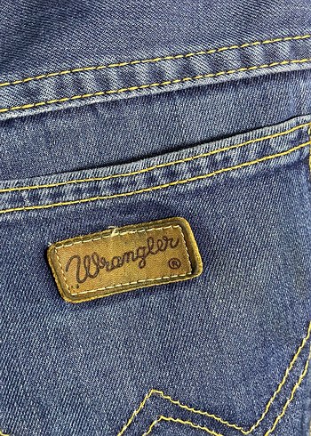 Orijinal Wrangler Texas Model Mavi Kot Pantolon W34 L34 - Görsel 8