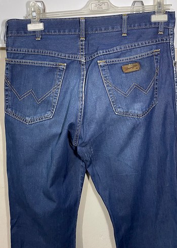 Orijinal Wrangler Texas Model Mavi Kot Pantolon W34 L34 - Görsel 7