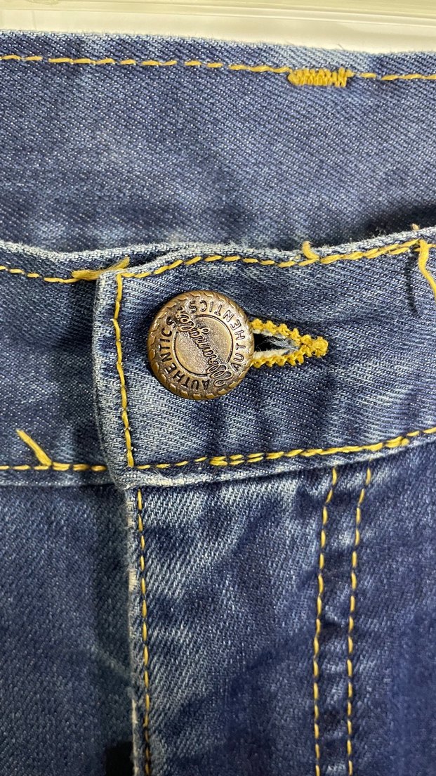 Orijinal Wrangler Texas Model Mavi Kot Pantolon W34 L34 - Görsel 3