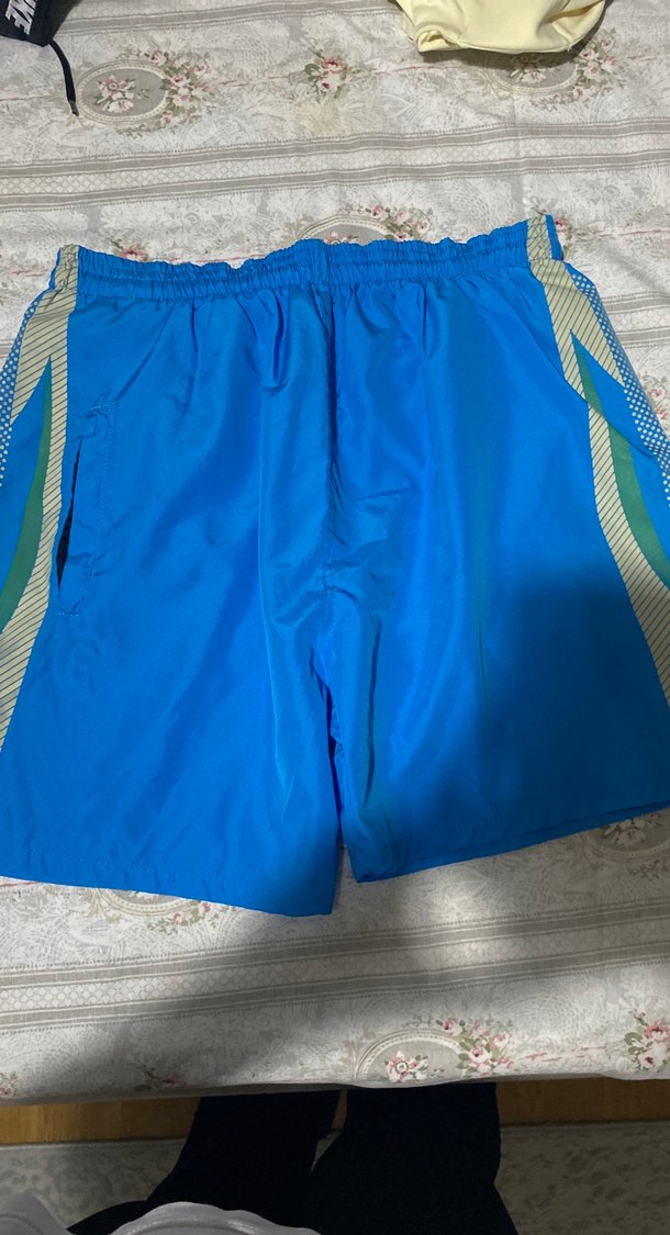 Mavi Fermuarlı Erkek Yüzme Şortu - Görsel 2