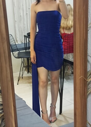 drape kısa abiye