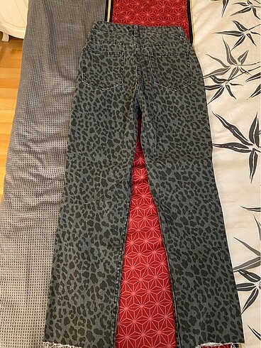 34 Beden Leopar pantolon
