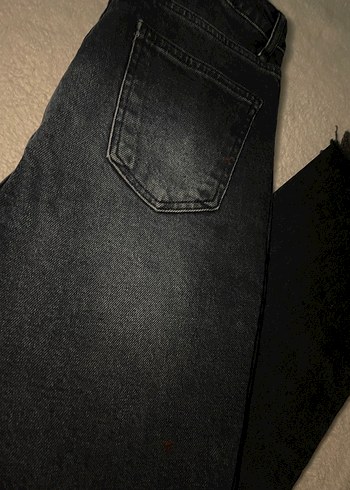 Lacivert Salaş Midi Kot Pantolon - Görsel 2