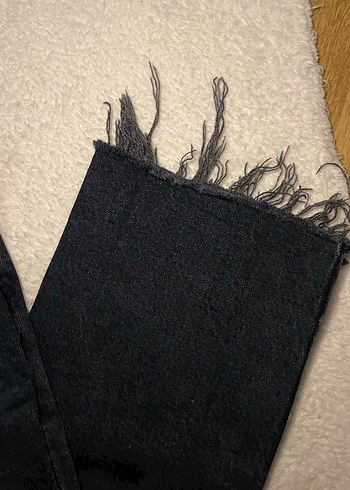 Lacivert Salaş Midi Kot Pantolon - Görsel 4