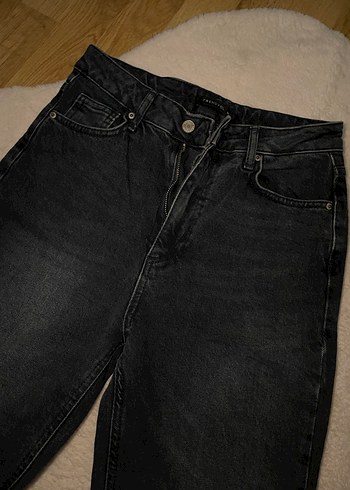 Lacivert Salaş Midi Kot Pantolon - Görsel 5