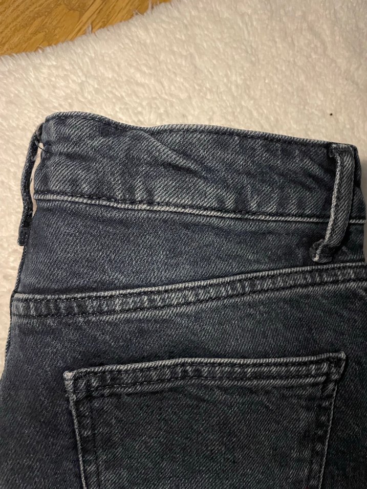 Lacivert Salaş Midi Kot Pantolon - Görsel 3