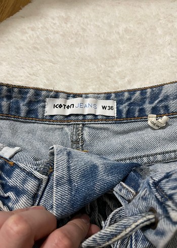 Gri Kadın Kot Şort - Görsel 3