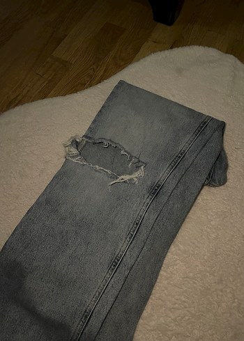 Yırtma detay jean - Görsel 2