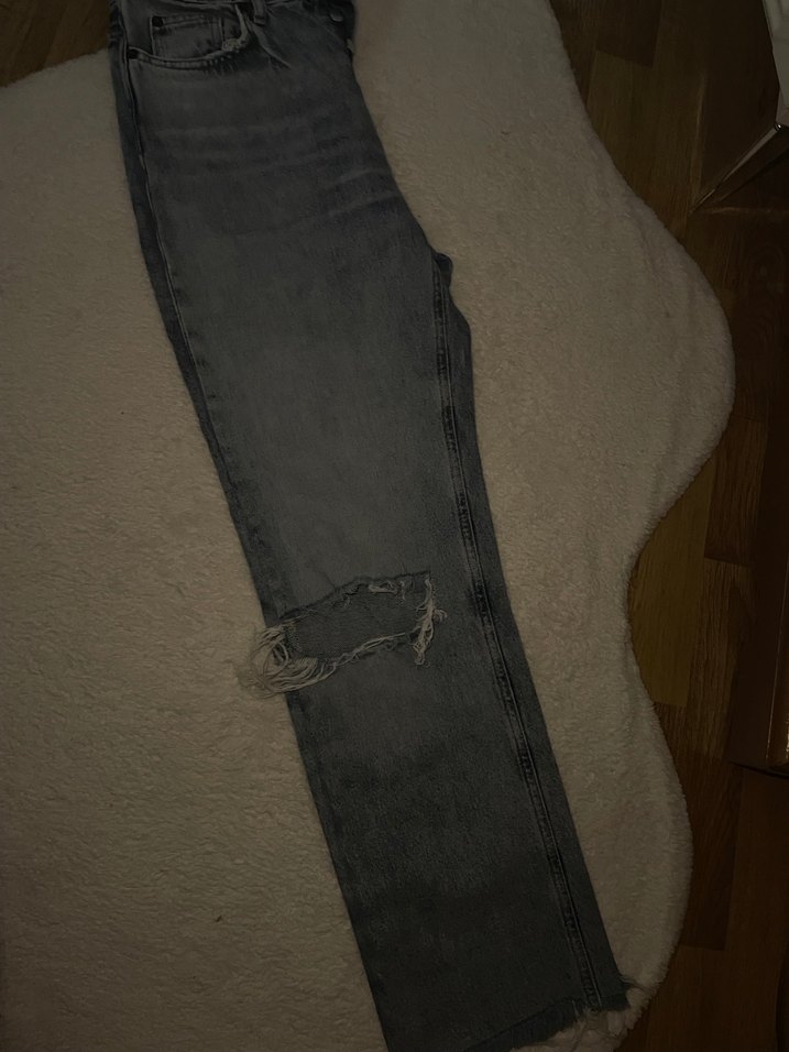 Yırtma detay jean - Görsel 5