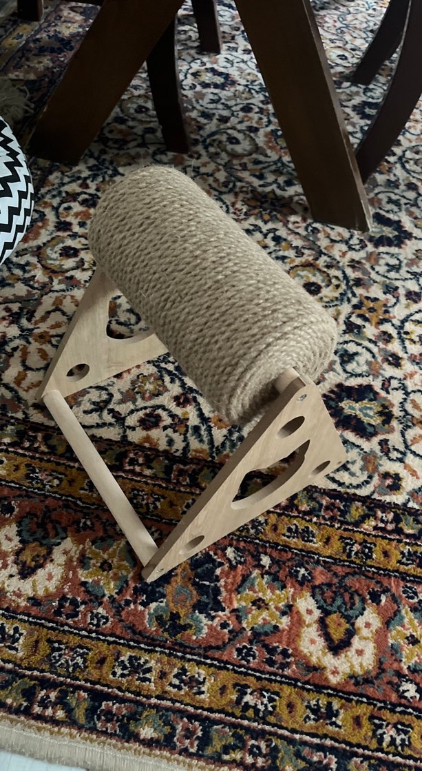 Gri Halatlı Kedi Tırmalama Standı - Görsel 3