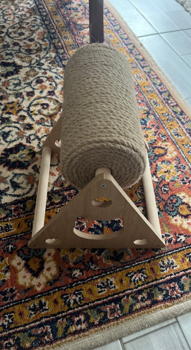 Gri Halatlı Kedi Tırmalama Standı - Görsel 2