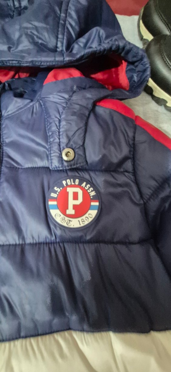 Kırmızı Lacivert Erkek Çocuk Mont - Görsel 2