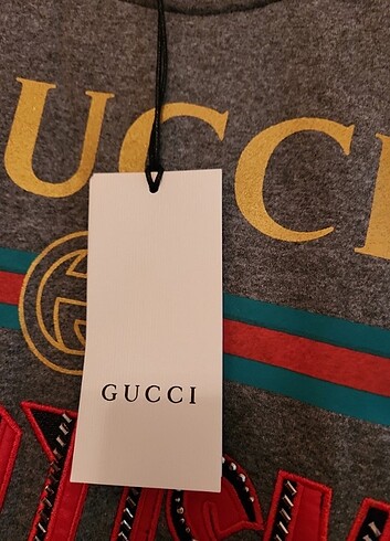 l Beden gri Renk Gucci taşlı sweatshirt