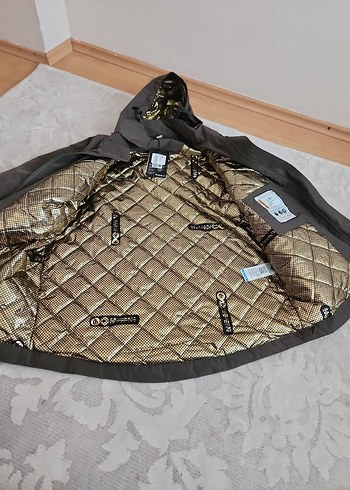 Columbia Kapüşonlu haki Erkek mont L ithal Barkodunu okutun - Görsel 2