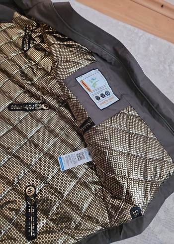 Columbia Kapüşonlu haki Erkek mont L ithal Barkodunu okutun - Görsel 3