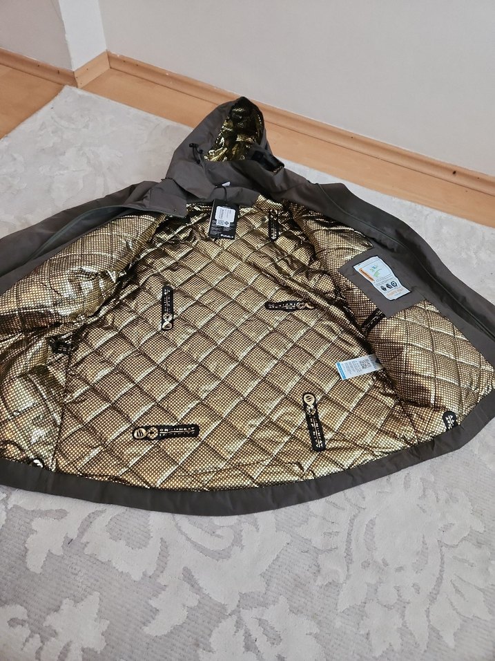 Columbia Kapüşonlu haki Erkek mont L ithal Barkodunu okutun - Görsel 2