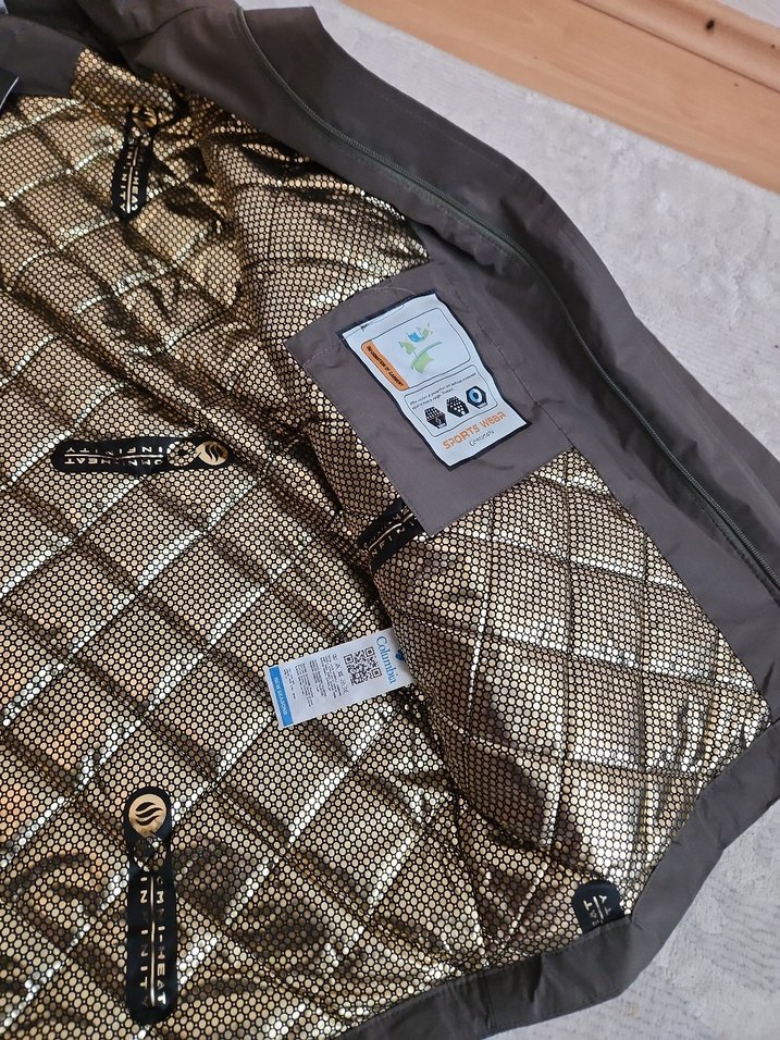 Columbia Kapüşonlu haki Erkek mont L ithal Barkodunu okutun - Görsel 3