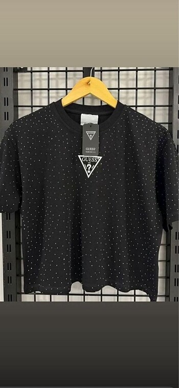 s Beden siyah Renk GUESS SİYAH TAŞLI CROP