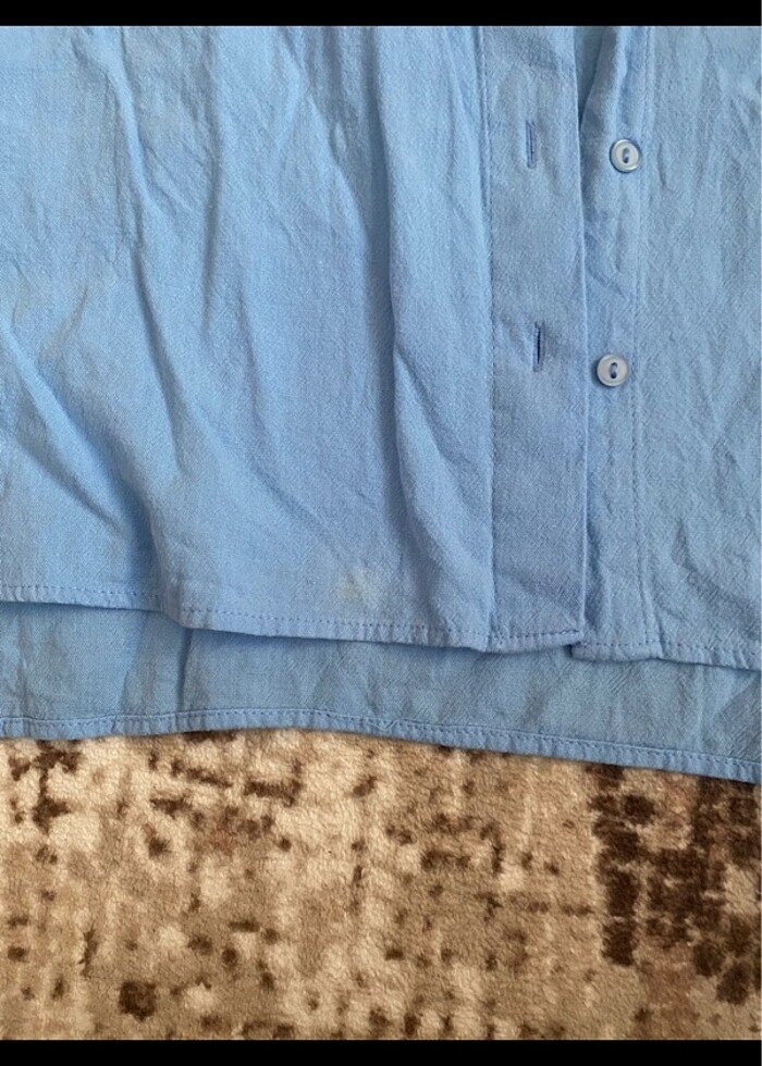 Kadın keten gömlek - Görsel 4