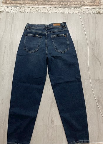Diğer Lacivert Regular Fit Denim Kadın Jean