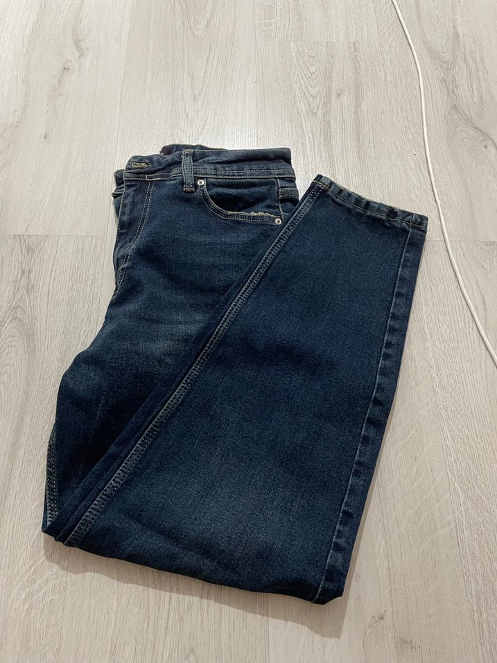 Lacivert Regular Fit Denim Kadın Jean - Görsel 3