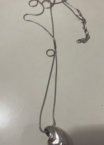 Gri Zincir Detaylı Kadın Takı Seti - Görsel 2