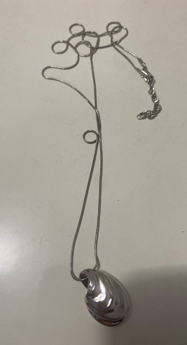 Gri Zincir Detaylı Kadın Takı Seti - Görsel 2