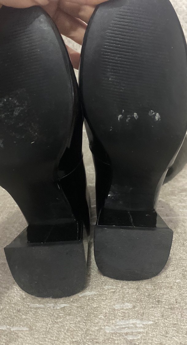 Kadın Siyah Rugan Dizüstü Çizme - Görsel 3