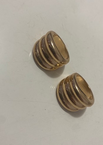 Mini Altın Kadın Küpeler - Minimalist Bohem Tarz - Görsel 2