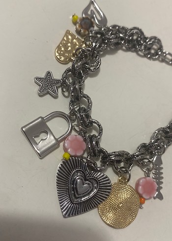 Zincir Detaylı Kadın Bohem Bileklik - Görsel 2