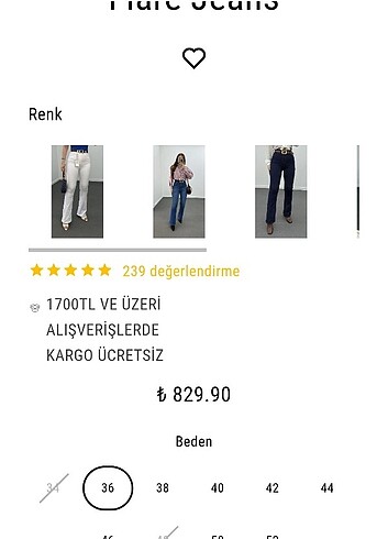 Zara Narferita marka Jean