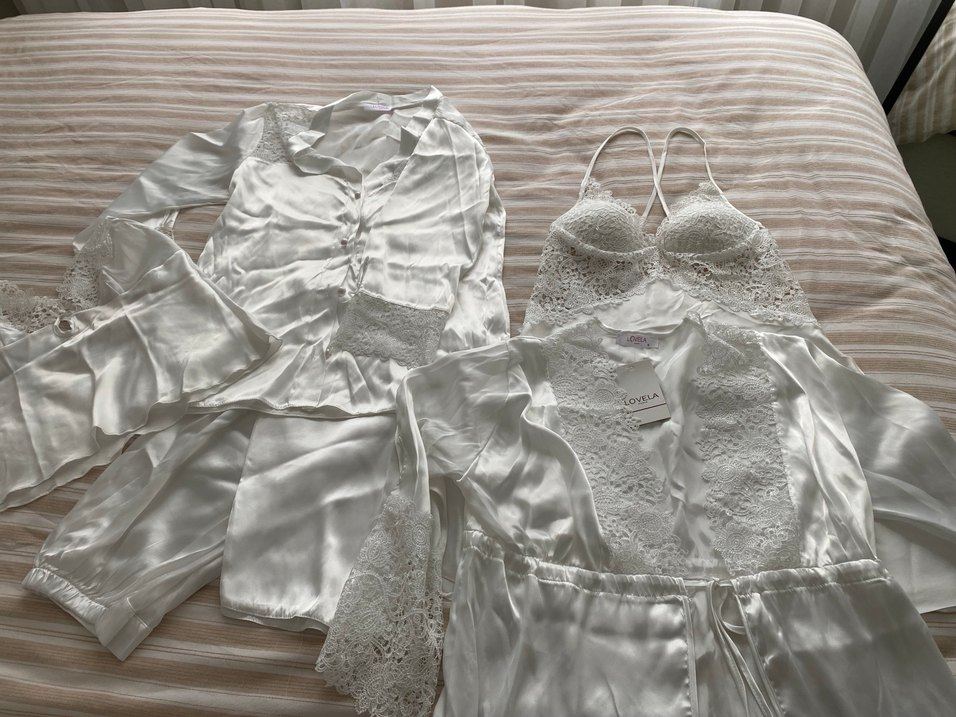 Nakış Detaylı Beyaz Bohem Kadın Sabahlık - Görsel 5