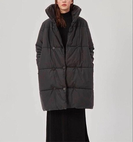 Suud Collection Suud Collection Siyah Şişme Mont