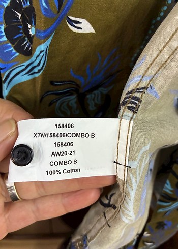 Düğmeli Uzun Kollu Baskılı Erkek Gömlek - Görsel 6