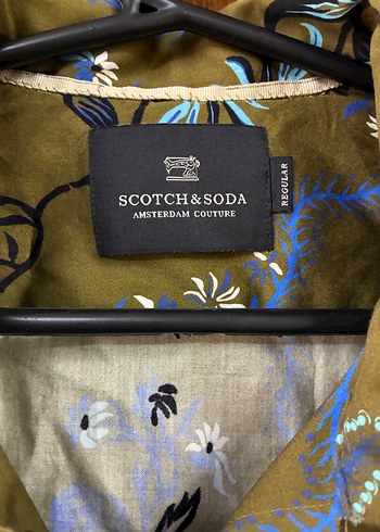 Düğmeli Uzun Kollu Baskılı Erkek Gömlek - Görsel 3