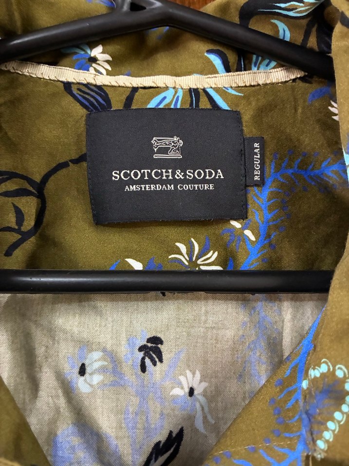 Düğmeli Uzun Kollu Baskılı Erkek Gömlek - Görsel 3