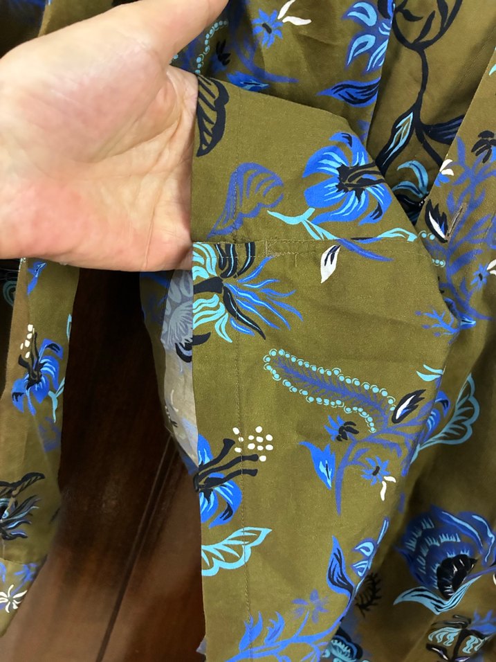 Düğmeli Uzun Kollu Baskılı Erkek Gömlek - Görsel 4