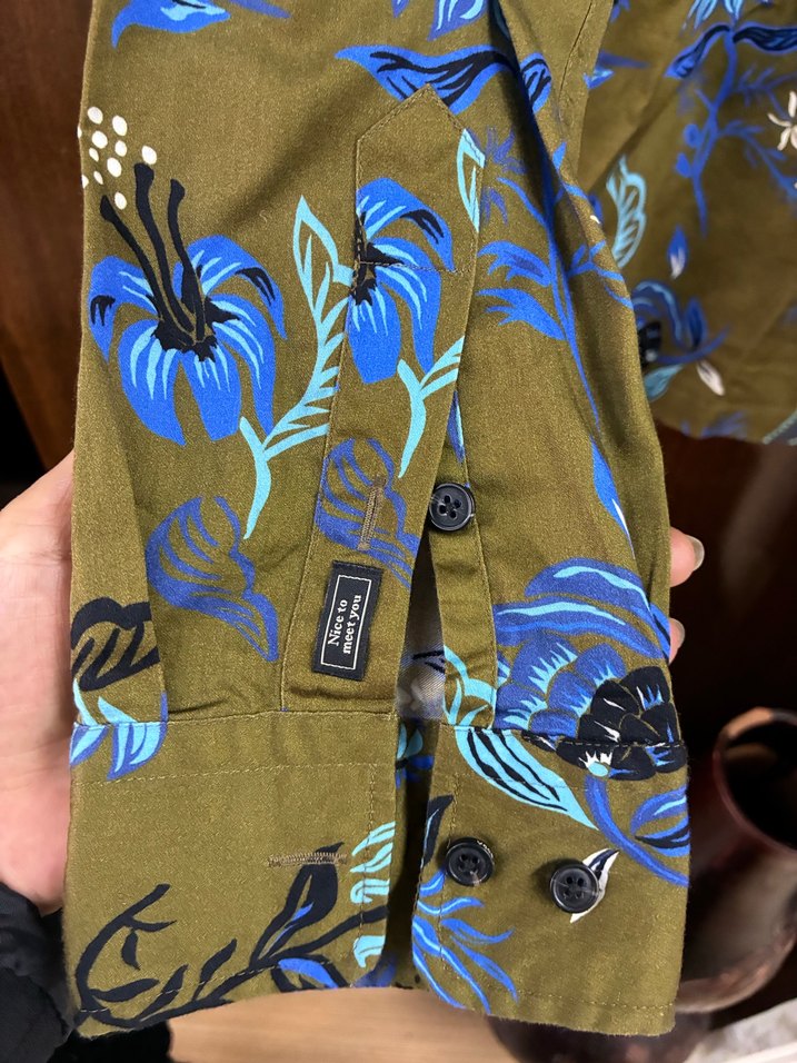 Düğmeli Uzun Kollu Baskılı Erkek Gömlek - Görsel 5