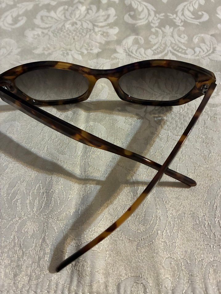 Kahverengi retro kadın gözlüğü - Görsel 2
