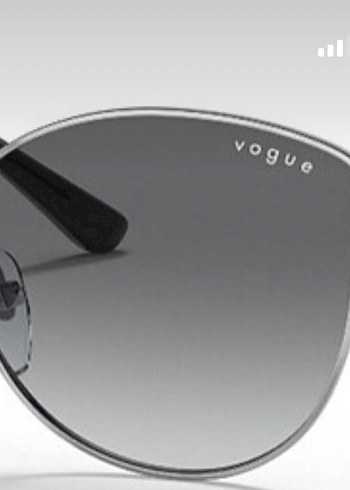 Şeffaf Çerçeveli Gri Vogue Kadın Güneş Gözlüğü