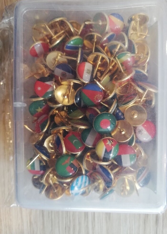 Ulusal bayraklı Raptiye - Görsel 2