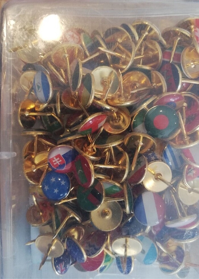 Ulusal bayraklı Raptiye - Görsel 3