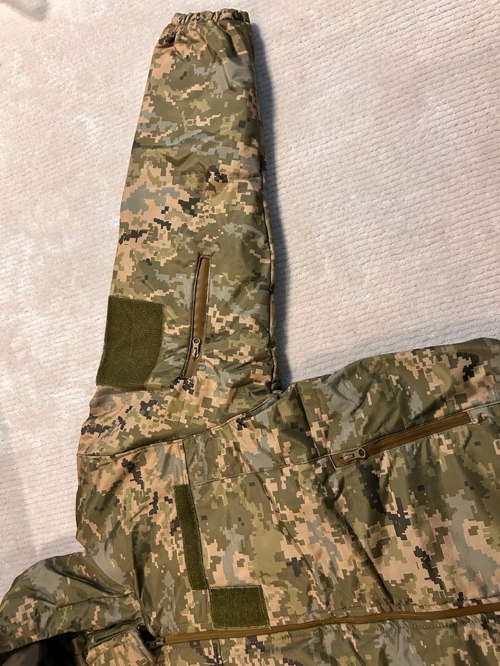 Askeri Kamuflaj Desenli Erkek Mont ve pantolon - Görsel 2