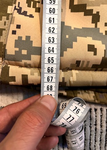 Kahverengi Kamuflaj Fermuarlı Erkek Mont - Görsel 2