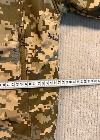 Kahverengi Kamuflaj Fermuarlı Erkek Mont - Görsel 3