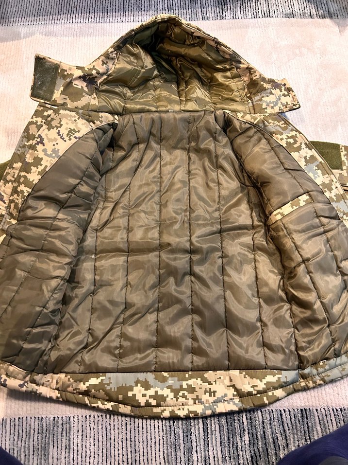 Kahverengi Kamuflaj Fermuarlı Erkek Mont - Görsel 5