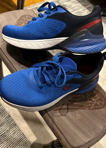 Lacivert Bağcıklı Erkek Spor Ayakkabı - Görsel 2