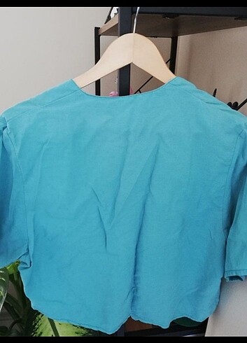 m Beden Vintage mavi bluz